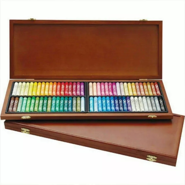 Mungyo Oil Pastel for Artists 72 Assorted Color Set Wood Case MOP-72W / Freeship