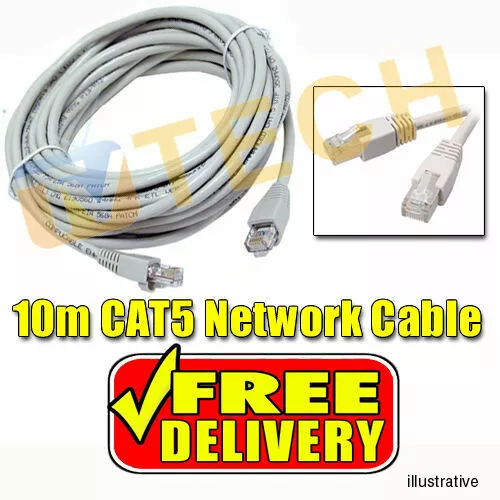 10M Cat5E Cable Network Cable Lan Cable EIA/TIA-568B Category 5e RJ45 Ethernet
