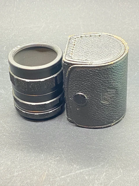 Pentax Set of 3 Extension Tubes for Pentax M42 12mm 19mm 32mm Cased #3