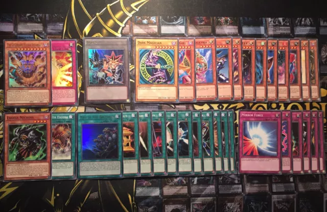 YuGiOh! Yugi’s Exodia Incarnate & Necross Deck! Classic Dark Magician (Muto) NEW