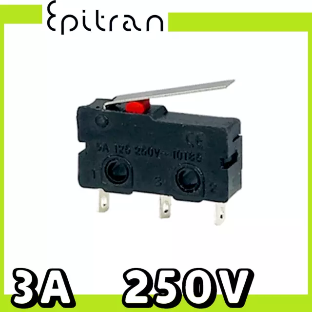 Micro interruttore pulsante microswitch micro switch a leva finecorsa 3A 250V