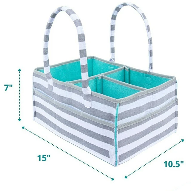 Arabella Baby Diaper Caddy Organizer for Boy or Girl - Diaper Caddy Basket 3
