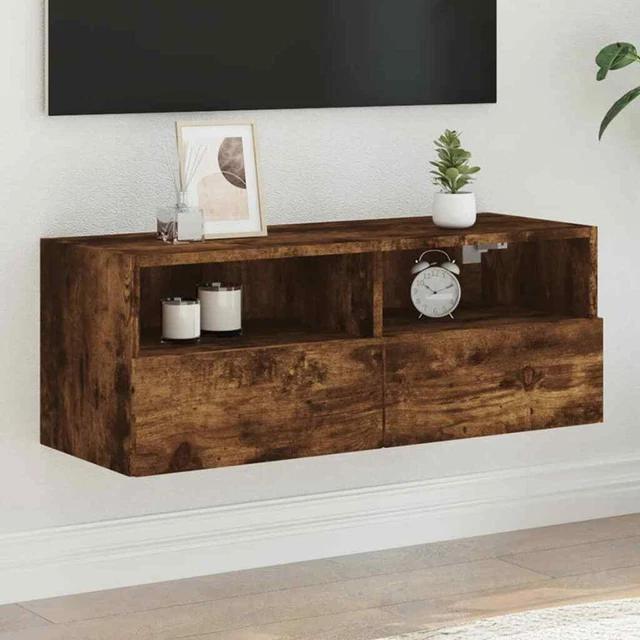 Set di Mobili Porta TV 5 pz Mobile da soggiorno Rovere Fumo in Legno Multistrato ITD59046