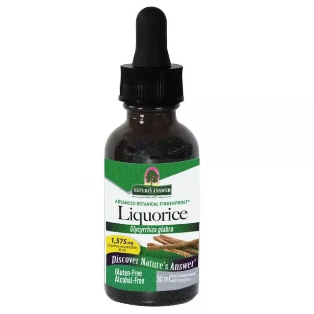 Nature's Answer Liquorice 30ml Herbal Liquid for Gut Health