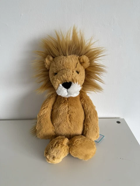 JELLYCAT BASHFUL LION Medium Brand New With Tags £35.02 - PicClick UK