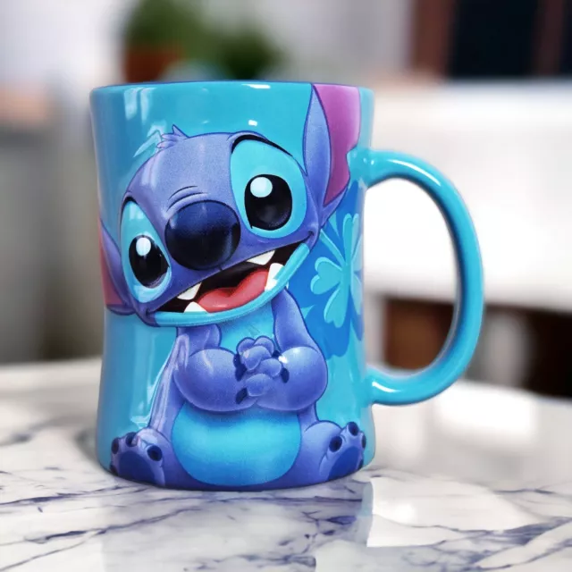 DISNEY LILO & Stitch Ananas Paillette Poignée Verre Tasse 414ml EUR 14,83 -  PicClick FR