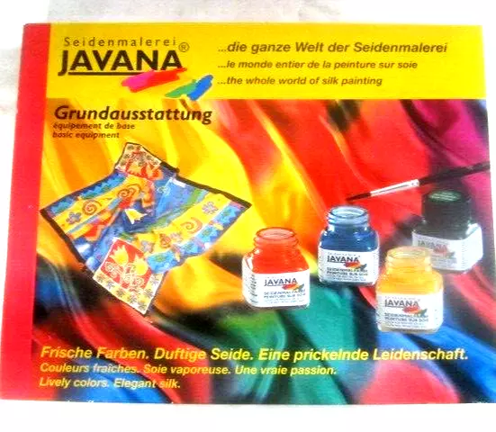 Pintura de seda Javana equipamiento básico nuevo embalaje original todo el mundo de la pintura de seda