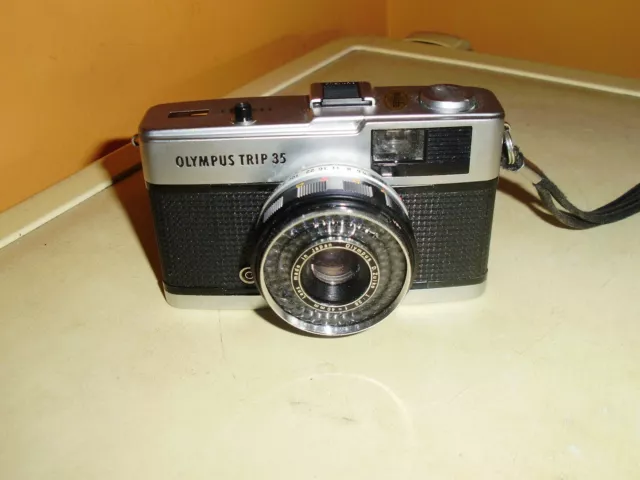 Fotocamera Vintage Olympus Trip 35 Pellicola Seriale N.- 3997573 Gwo