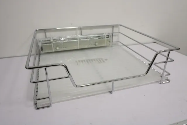 Cajón telescópico Bremermann con estante cajón de cocina (cromo) 60 cm nuevo
