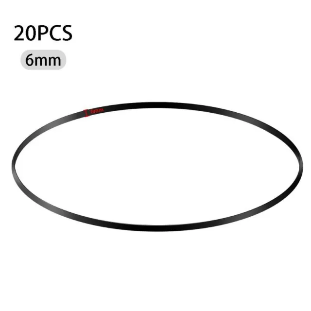 Flat Drive Belt Turntable Rubber Belt for Record Player Phono 110-145mm