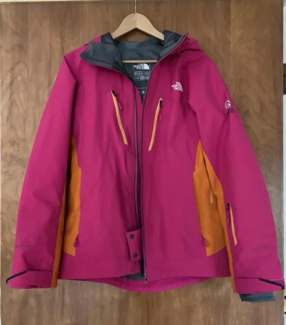 NORTH FACE SUMMIT series, Recco hooded, vented jacket - pink orange ...