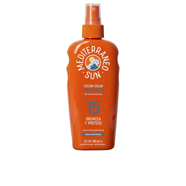 Solari Mediterraneo Sun unisex BRONCEA & PROTEGE loción solar SPF15 200 ml
