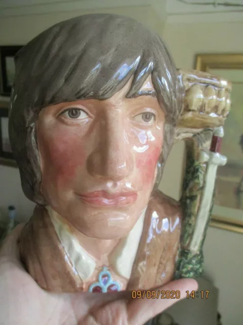 Royal Doulton " Romeo " Large Size Character Jug D6670 7.5"