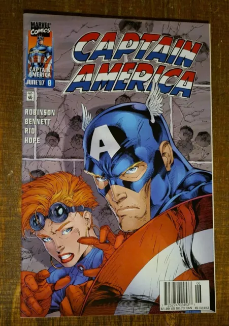 June 1997 Marvel Comics Captain America Vol 2 No 8 Comic Book