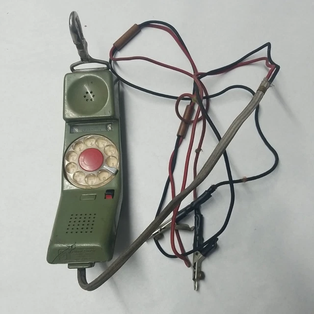 VINTAGE NORTHERN ELECTRIC Rd 1967 Lineman's Rotary Butt Telephone Line