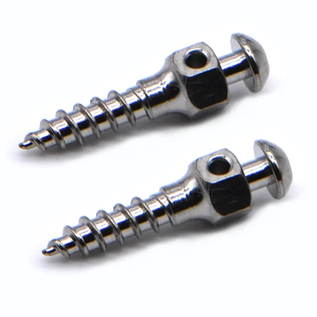 5 Packs 1.6*6 mm Dental Micro Mini Screws Orthodontic Anchorage Nails Device