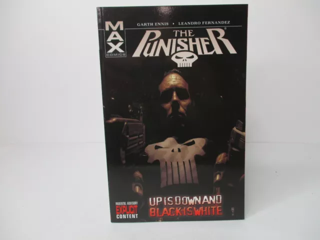 Marvel Comics Graphic Trade Paperback The Punisher Up Is Down & Black Is White