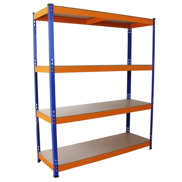 Scaffalatura resistente S-RAX scaffalature 4 livelli larghe 150 cm unità di stoccaggio garage in metallo