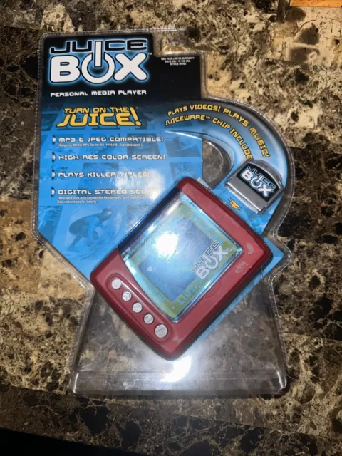 Mattel Juice Box Blue ( 512 MB ) Digital Media Player Red New In Box