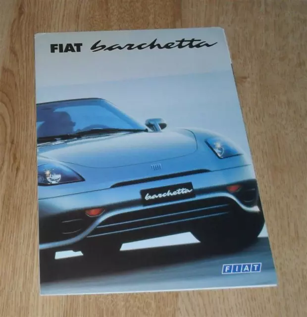 Fiat Barchetta Fold Out Brochure / Poster 2000