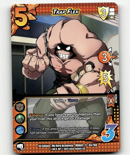 UniVersus Trap Flex My Hero Academia: Heroes Clash 1st Edition C