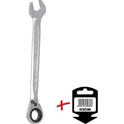 KS TOOLS GEARplus chiave ad anello a cricchetto, commutabile, 30 mm