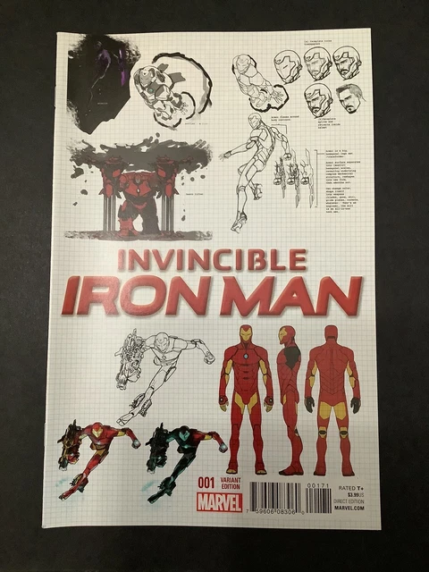 2015 Marvel Comics Invincible Iron Man #1 1:25 Variant Nm Marquez