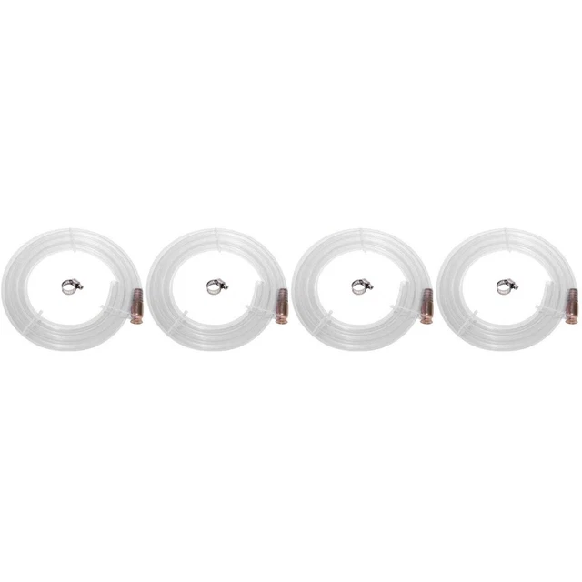 Tubo flessibile di aspirazione da 5 m, tubo a spirale in PVC, 25 mm, 1 pollice, valvola di non ritorno e connettore in ottone da 1 AG