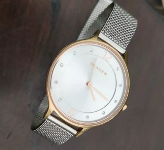 SKAGEN SKW2673 ANITA WATCH Wristwatch Stainless Steel (Need new battery)