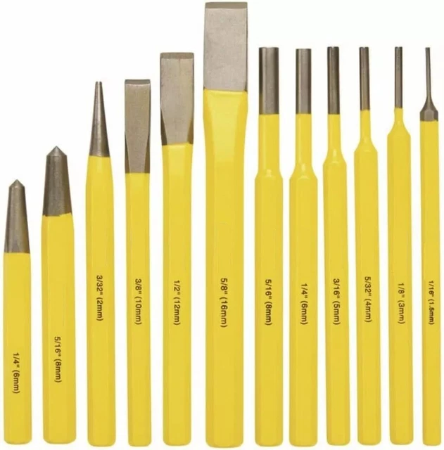 Set 6 Cacciaspine In Acciaio Chrome Vanadium - Per Fermi, Chiodi E Spine Elastiche, Con Custodia - Foto 9