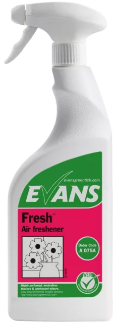 FRESH 750ml - EVANS Liquid Freshener & Odour Neutraliser (750ml)