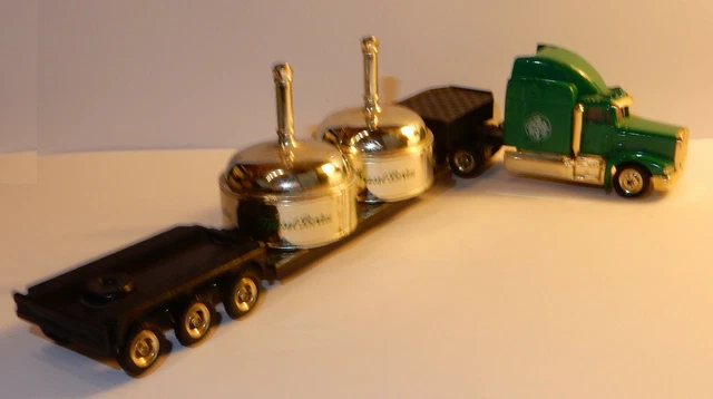 Camion Trailer Peterbilt Wernesgrüner Beer En Métal/plastique - échelle 1/87, Modèle DGD, Occasion