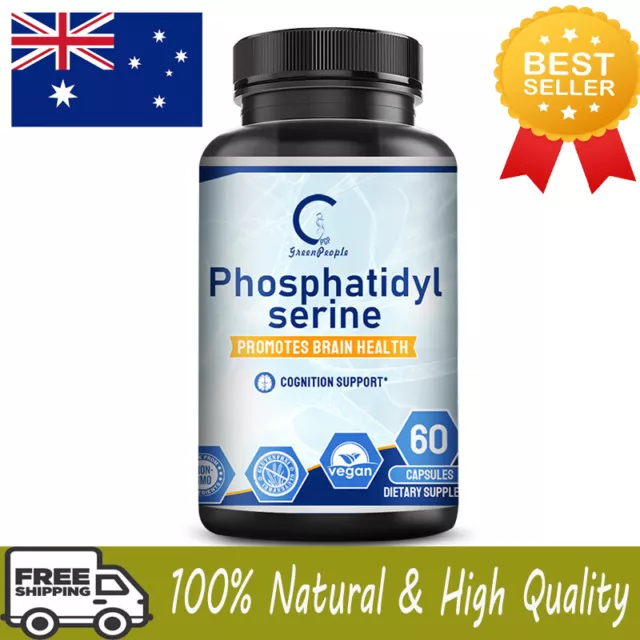 Phosphatidylserine 200mg Capsules Support Memory & Focus,Promote Brain Health