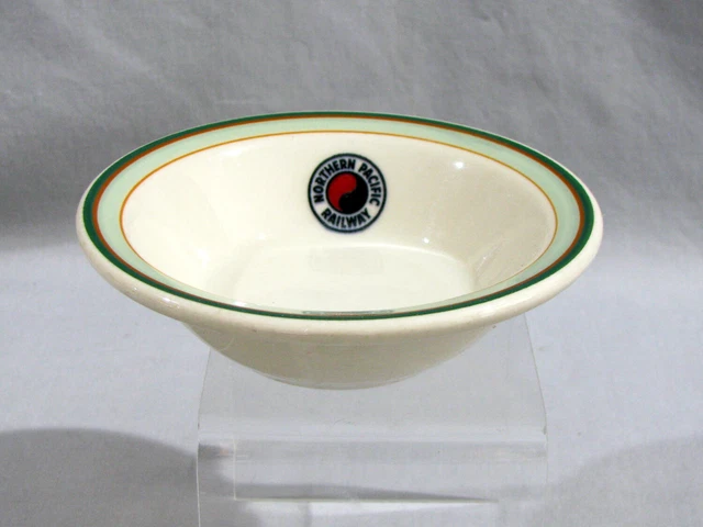 Northern Pacific Railroad China Bowl - 4 3/4" - Shenango
