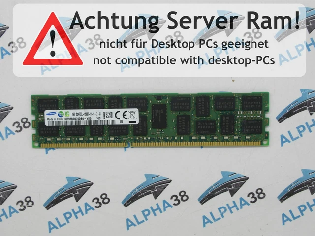 SAMSUNG 16 GB Rdimm ECC Reg DDR3-1600 RAM Dell Precision T5610