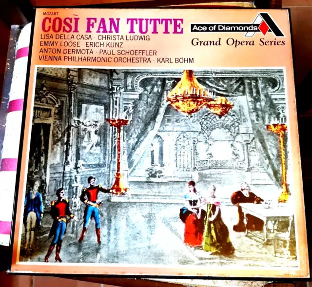 Wolfgang Amadeus Mozart - Cosi' Fan Tutte (Box 3 Lp Dischi Vinile) Karl Bohm