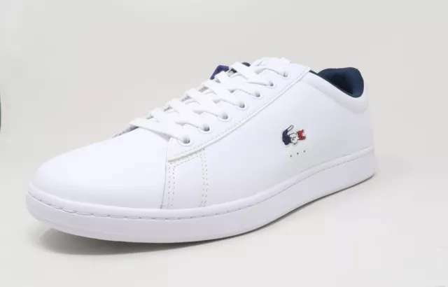 Lacoste Carnaby Evo Mens Size 11 White Sneakers 7-39SMA0033407 #3919