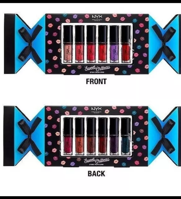 NYX Sweet Château Slip Tease Lip Oil 12 Pieces Holiday gift Set - New