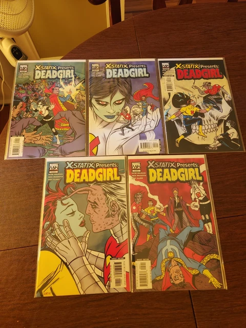 X-Statix Presents: Dead Girl SET#1-5 MARVEL COMIC BOOK HIGH GRADE V15-116