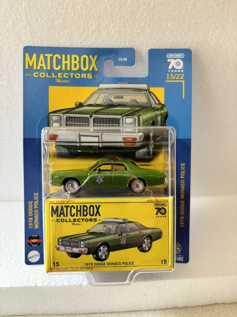 Matchbox 1978 Dodge Monaco Police – Spielzeugauto Im Maßstab 1:64, Blaue Polizei-Version, Für Sammler Und Kinder