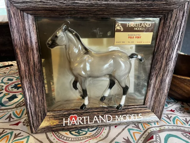 Hartland Models Handcrafted Grey Polo Pony # 229 white wraps NIB Breyer