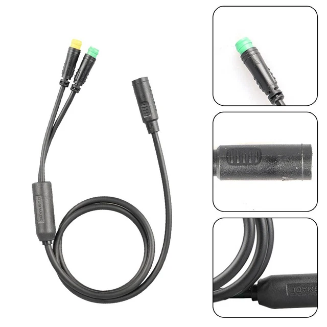 Câble D'Extension Accélérateur EBIKE 3 Broches Pour BAFANG - Étanche 17cm
