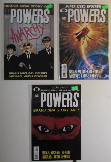 Powers Lot of 3 #21,30,31 Image Comics (2002) 1st Series 1st Print Comic Books