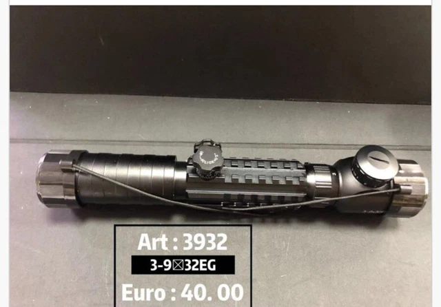 Ottica Caccia Precisione Mirino Ottico 3-9x40E - Reticolo Illuminato Per Fucili E Carabine Ottica Softair - Foto 3