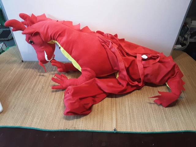 Costume da drago rosso gallese per bambini, età 3-8 Giornata mondiale del libro