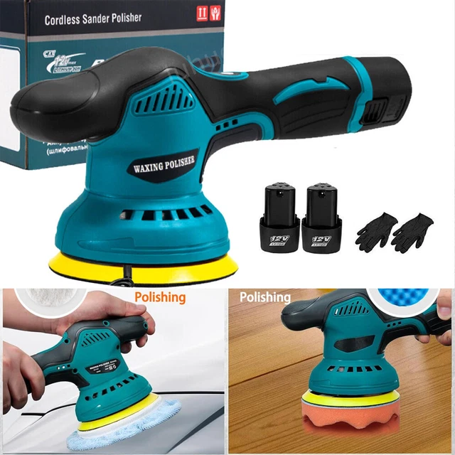 Lucidatrice Auto A Batteria Per Makita | 9500 Giri/min, 6 Velocità | D-Maniglia Ergonomica | Per Auto, Barche E Legno - Foto 12