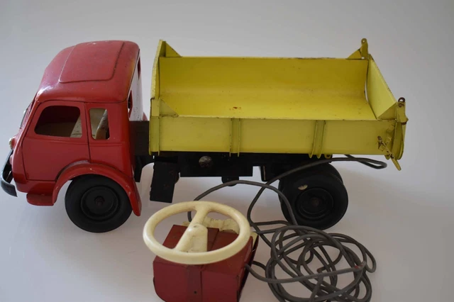 Jouet Renault Cij Platre Et Farine Camion Poubelle - Original - Jouet