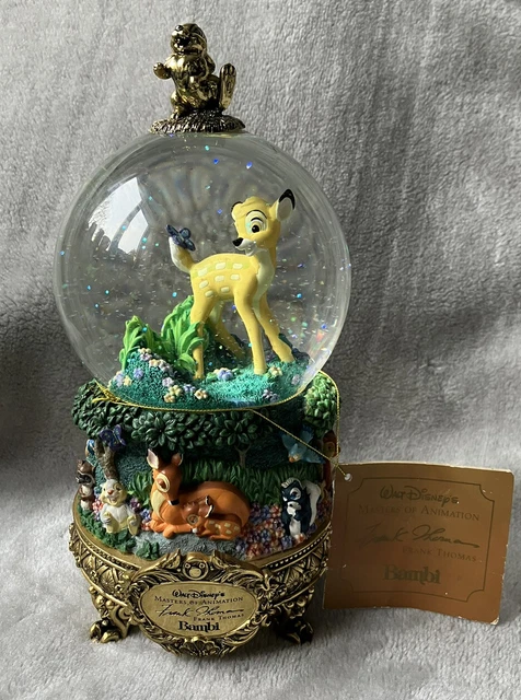 Globo da neve Walt Disney Masters of Animation Frank Thomas Bambi ""Canto dei fiori