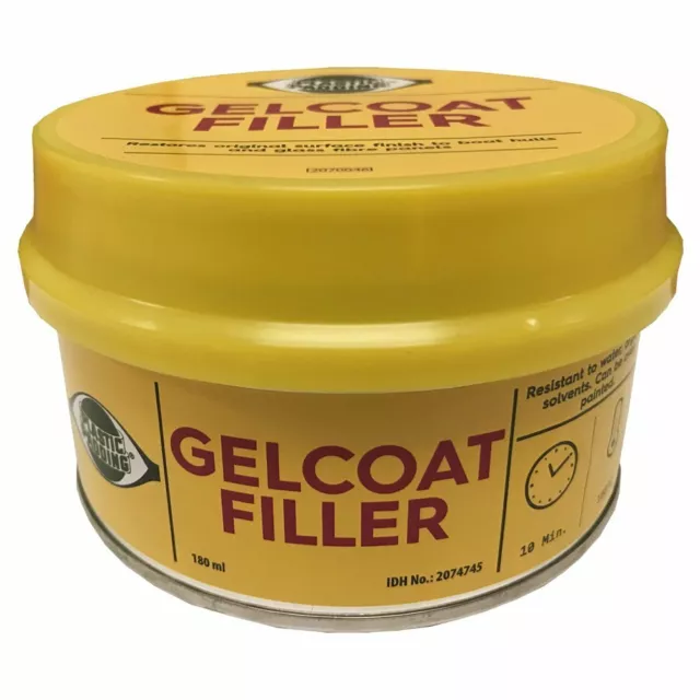 Gelcoat Filler ideal for all fibreglass GRP boat repairs new 2018 stock 180g Tin