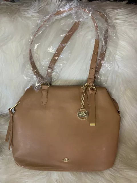 Brahmin Delaney Tote - Tan Charleston **Brand New**